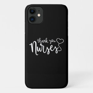 Bedankt verpleegsters   Fancy script iPhone 11 Hoesje