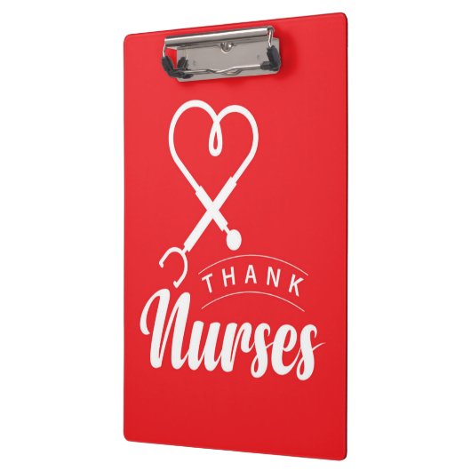 Bedankt verpleegsters klembord (Links)