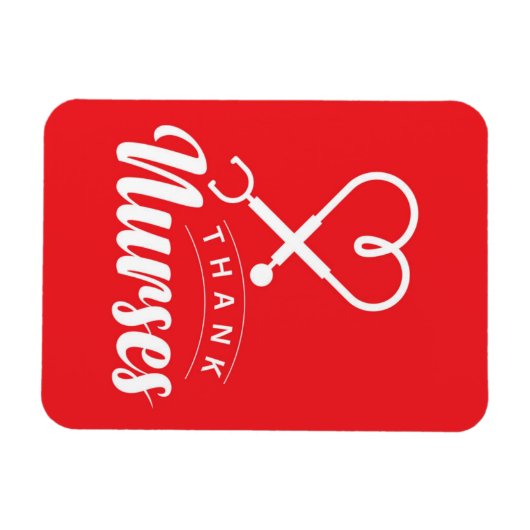 Bedankt verpleegsters magneet (Horizontaal)