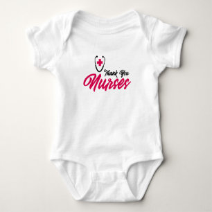 Bedankt verpleegsters Roze Romper