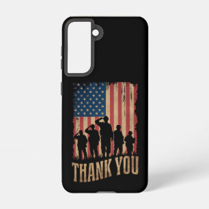 Bedankt Veterans Day American Flag  Samsung Galaxy Hoesje