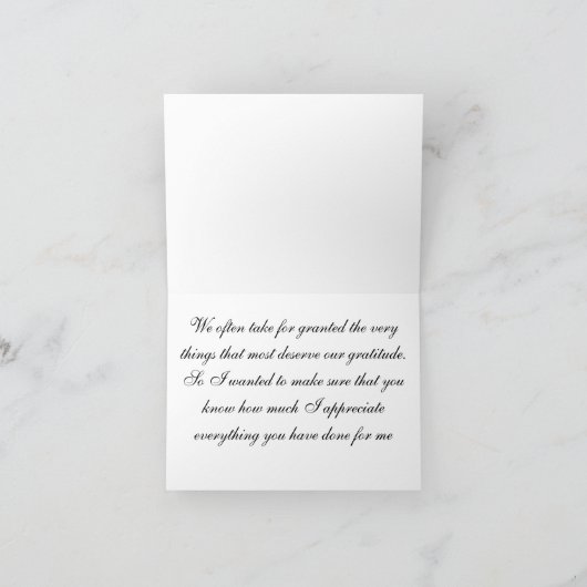 Bedankt voor al uw hulp (Binnen)