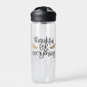 Bedankt voor alles Thanksgiving Funny Waterfles
