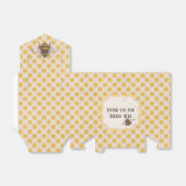 Bedankt voor "Being" hier Polka Dot gunst dozen Bedankdoosjes (Uitgevouwen)