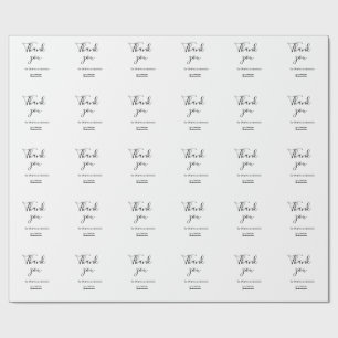 Bedankt voor bestelkorting code website social med cadeaupapier