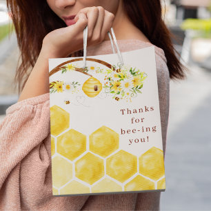 Bedankt voor bijendoosje medium cadeauzakje