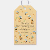 Bedankt voor Buzzing by 1st Baby's Bee-Day Cadeaulabel (Voorkant)