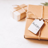 Bedankt voor de bestelling Handmade Elegant Script Zelfinktende Stempel