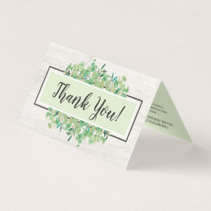 Bedankt voor de botanische Kaart Eucalyptus Wood