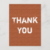 Bedankt voor de bouw van Customer Appreciation Bri Briefkaart (Voorkant)