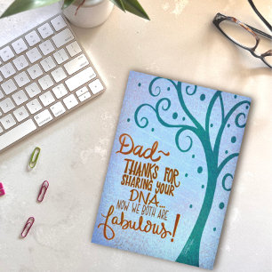 Bedankt voor de DNA Father’s Day Funny Card Kaart