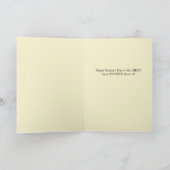 Bedankt voor de DNA Vaderdag Grappige kaart (Binnen)