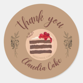 Bedankt voor de foodbusiness ronde sticker