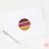 Bedankt voor de gebufferde moderne Thanksgiving Ronde Sticker (Envelop)