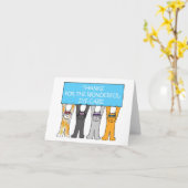 Bedankt voor de geweldige oogzorg kaart (Gele Bloem)