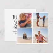 Bedankt voor de gezegende foto-Thanksgiving Save The Date (Voorkant / Achterkant)