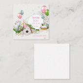 Bedankt voor de grappige hond notitiekaartje (Voorkant / Achterkant)