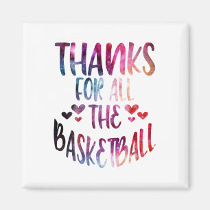 Bedankt voor de hele basketbalwereld magneet