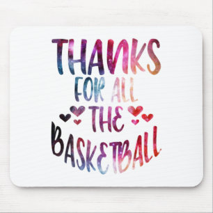 Bedankt voor de hele basketbalwereld muismat