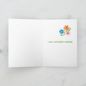 Bedankt voor de Kaart - Flower Power (Binnen)