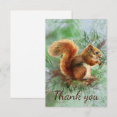 Bedankt voor de kleine rode eekhoorn (Voorkant / Achterkant)
