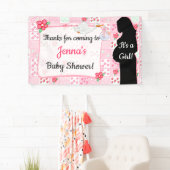 Bedankt voor de komende banner van het Baby shower (Insitu)