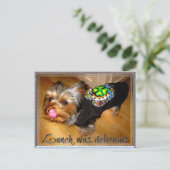 Bedankt voor de lunch briefkaart (Staand voorkant)