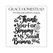 Bedankt voor de ondersteuning van Small Business A Rubberstempel (Afrduk)