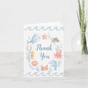 Bedankt voor de onderzee baby shower
