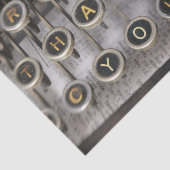 Bedankt voor de schrijfmachine tissuepapier (Detail)