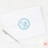Bedankt voor de Sticker van het Baby shower van de (Envelop)