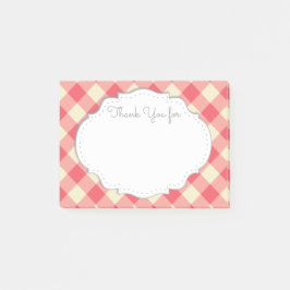 Bedankt voor de sticky notes