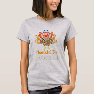 Bedankt voor de Thanksgiving in Football Turkije T-shirt