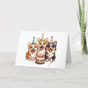 Bedankt voor de verjaardag Corgi Dogs