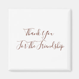 Bedankt voor de vriendschap magneet
