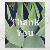 Bedankt voor de waardering van Southwestern Style Wijn Etiket (Enkel label)