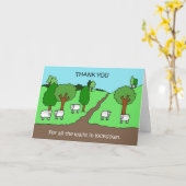 Bedankt voor de wandelingen in Lockdown Kaart (Gele Bloem)