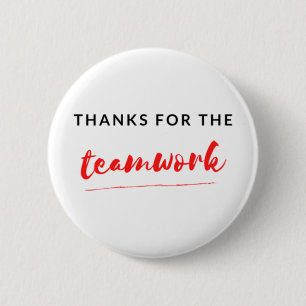 Bedankt voor de werkzaamheden 2 ronde button 5,7 cm