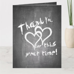 Bedankt voor deze geweldige tijd op een krijgsraad kaart