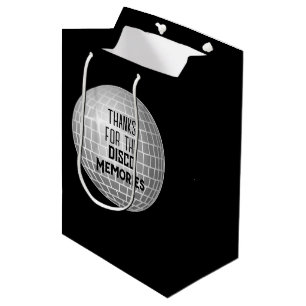 Bedankt Voor Discoherinneringen Retro Verjaardag Medium Cadeauzakje