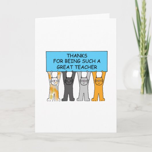 Bedankt voor een goede leerkracht (Voorkant)