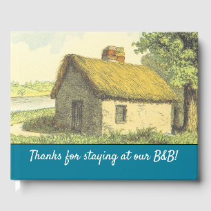 "Bedankt voor een verblijf in onze B&B!" + Rustic Gastenboek