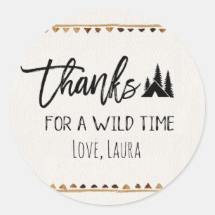 Bedankt voor een wilde tijd Dank U Stickers