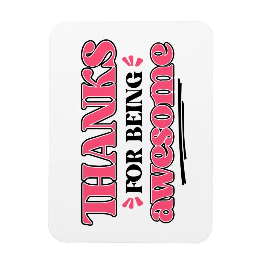 Bedankt voor Geweldige zijn Magneet (Verticaal)