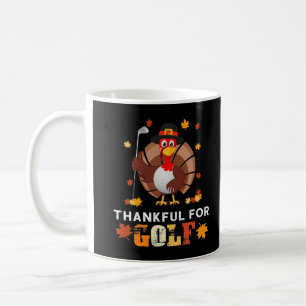 Bedankt voor Golf Turkey Golfer Funny Custume T-Sh Koffiemok