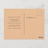 Bedankt voor Grateful Blessed Thanksgiving Moving Briefkaart (Achterkant)