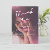 Bedankt voor het 30e verjaardagsfeestje kaart (Staand voorkant)