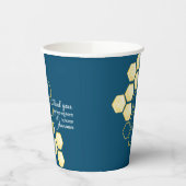 Bedankt voor het bijen hier papieren beker (Links)