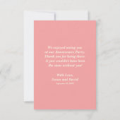 Bedankt voor het bijwonen van verjaardagsfeest Kaa (Achterkant)