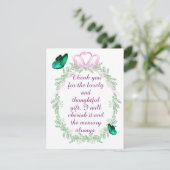 BEDANKT VOOR HET CADEAU, KAART (Staand voorkant)